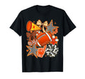 Cheer Mom Orange Cheerleader Game Day T-Shirt - Aesthetic Graphic Unisex - T-Shirt, Sweatshirt, Hoodie