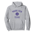 Prairie View Texas Varsity Distressed Hoodie - Novelty Apparel for Adults - T-Shirt, Sweatshirt, Hoodie
