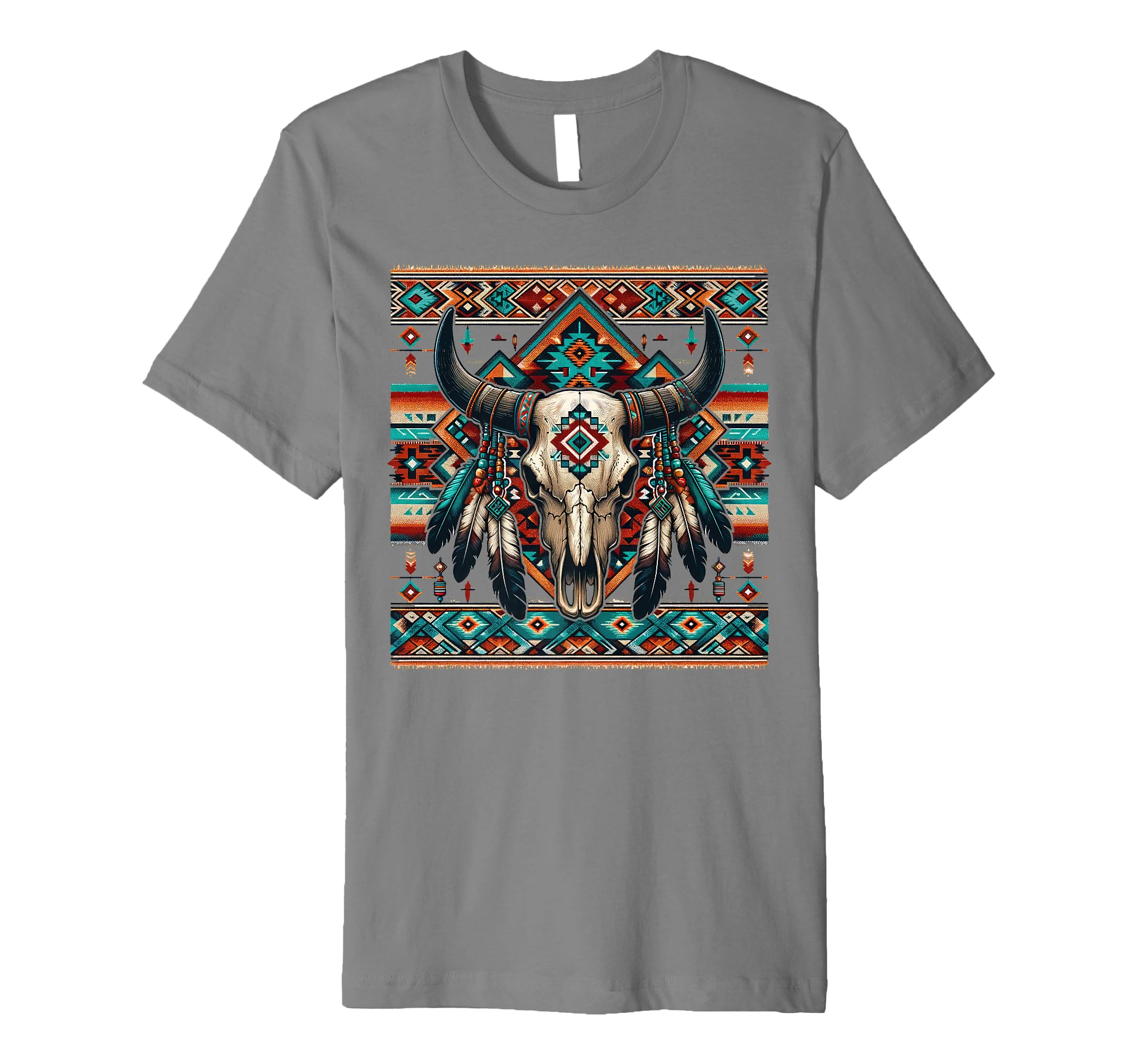 Western Boho Aztec Pattern T-Shirt - Novelty Apparel for Adults - T-Shirt, Sweatshirt, Hoodie