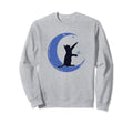 Cat Moon Celestial Witch 90S Sweatshirt - Graphic Print for Adults - T-Shirt, Sweatshirt, Hoodie