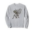 Fairycore Y2K Floral Moth Aesthetic Sweatshirt - Novelty Apparel Unisex - T-Shirt, Sweatshirt, Hoodie