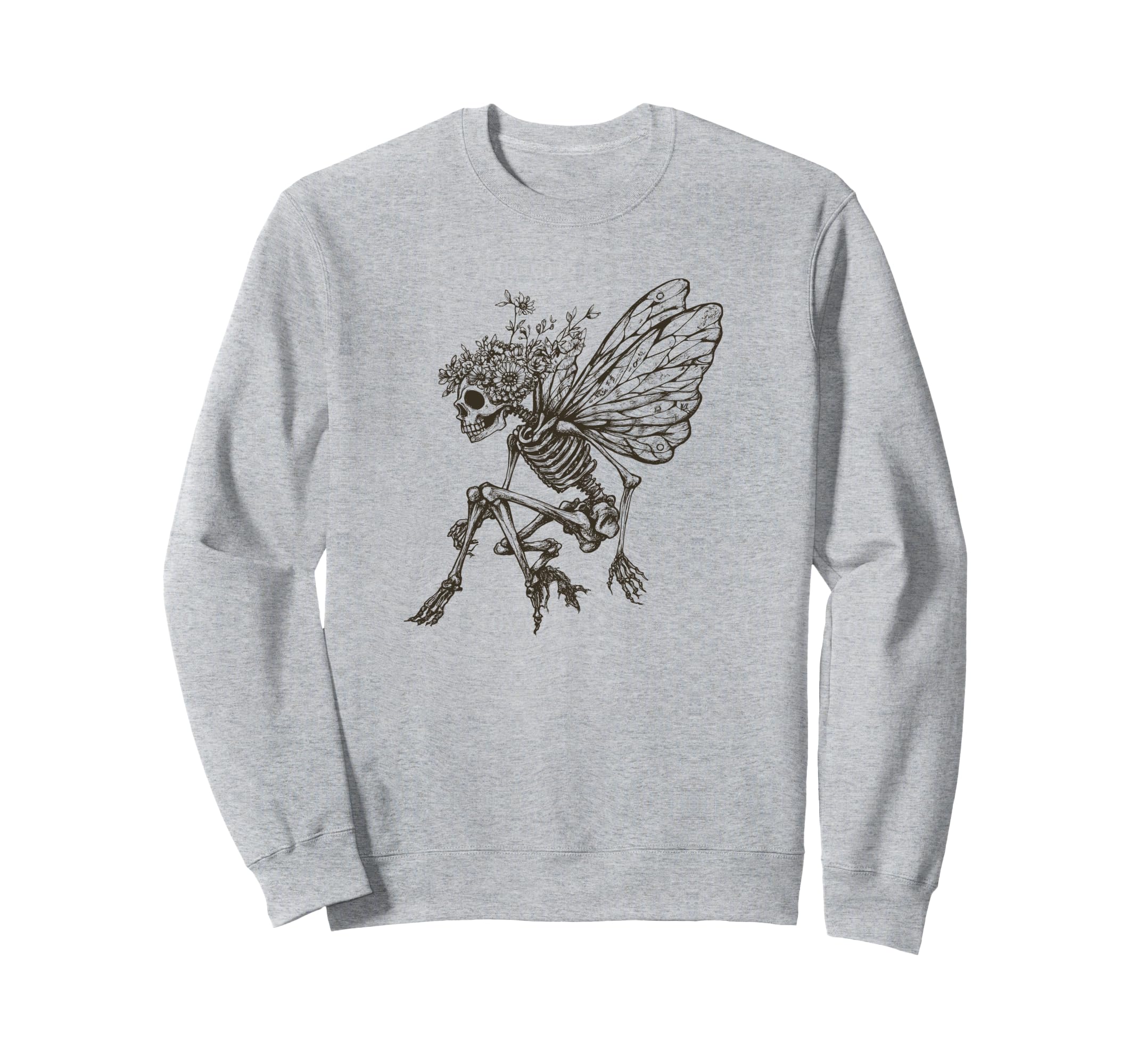 Fairycore Y2K Floral Moth Aesthetic Sweatshirt - Novelty Apparel Unisex - T-Shirt, Sweatshirt, Hoodie
