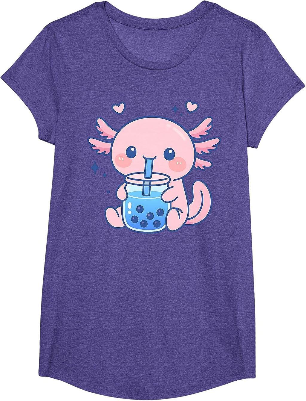 Cute Axolotl Kawaii Boba Bubble Tea Gifts - Adult & Kids T-Shirts, Sweatshirts & Hoodies apparel design preview 1
