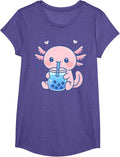 Cute Axolotl Kawaii Boba Bubble Tea Gifts - Adult & Kids T-Shirts, Sweatshirts & Hoodies apparel design preview 1