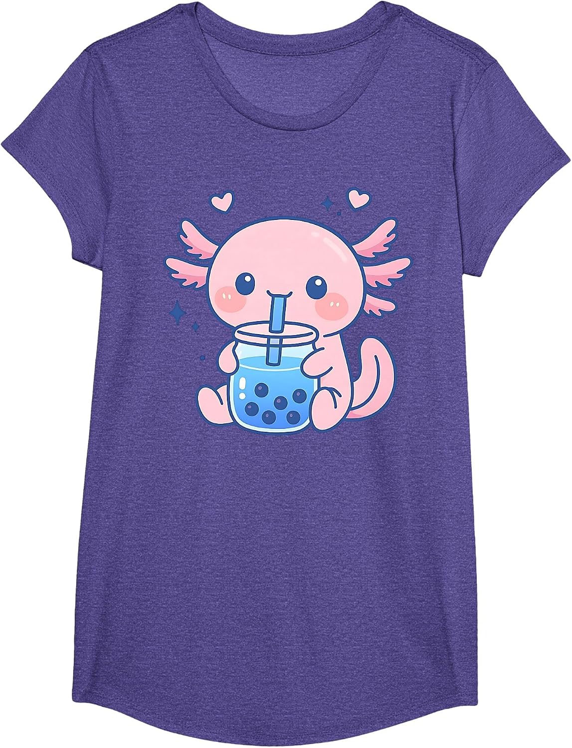 Cute Axolotl Kawaii Boba Bubble Tea Gifts - Adult & Kids T-Shirts, Sweatshirts & Hoodies apparel design preview 1