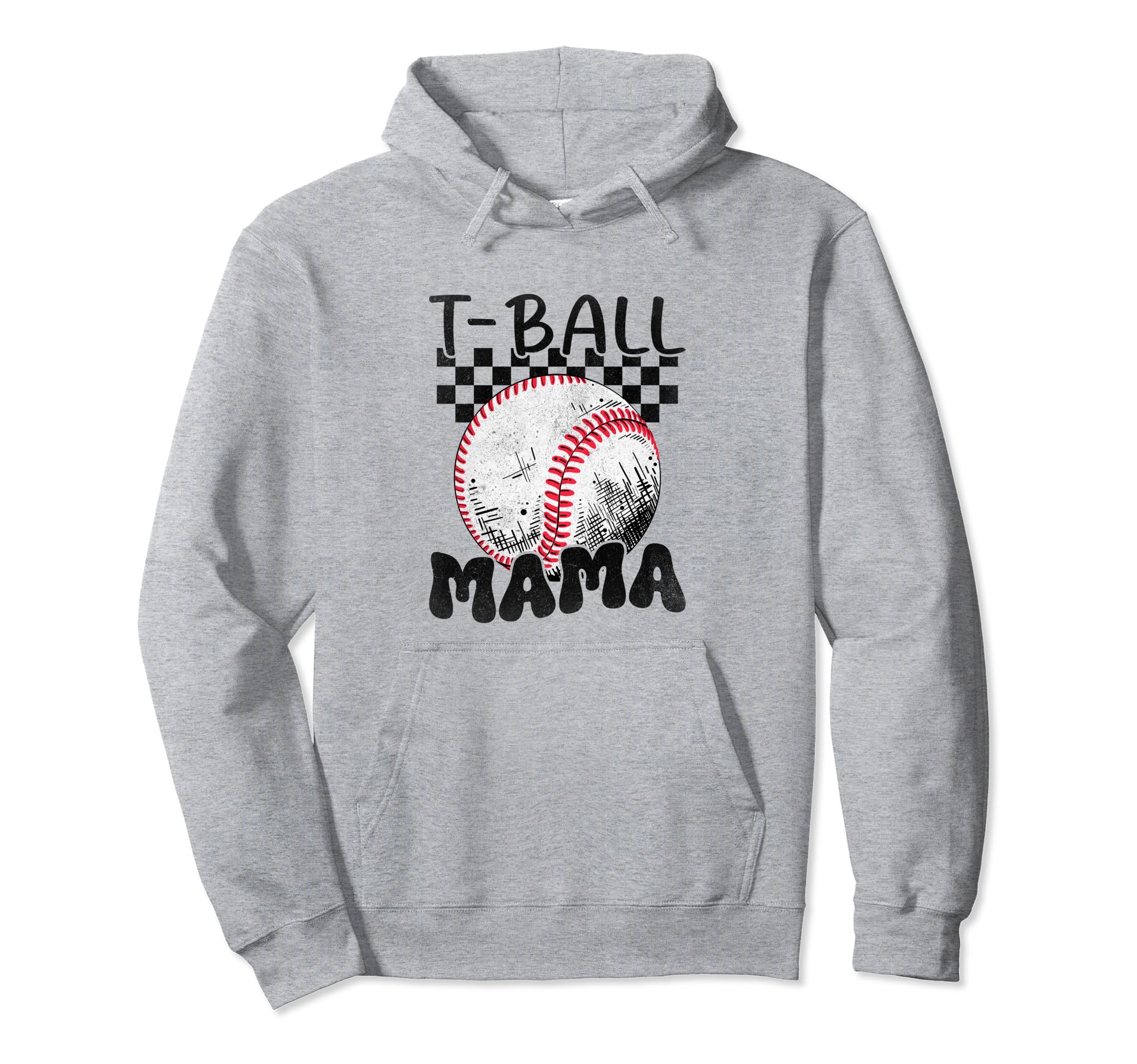 Funny T Ball Mom Softball Ball Mama Hoodie - Unique Graphic Unisex - T-Shirt, Sweatshirt, Hoodie