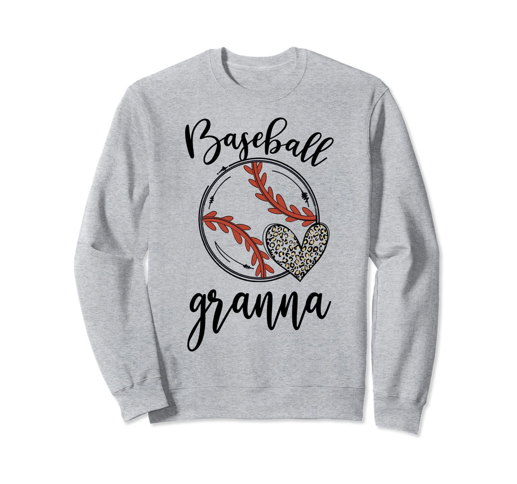 Baseball Granna Leopard Funny Sweatshirt - Unique Graphic for Adults - T-Shirt, Sweatshirt, Hoodie
