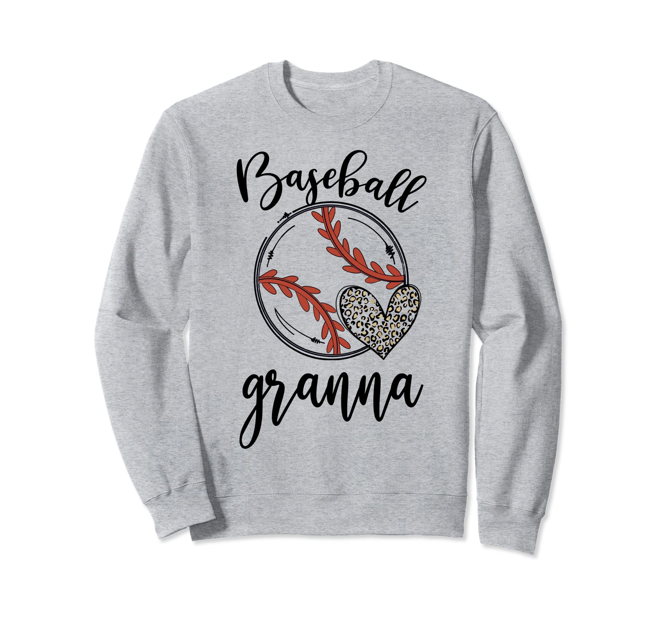 Baseball Granna Leopard Funny Sweatshirt - Unique Graphic for Adults - T-Shirt, Sweatshirt, Hoodie