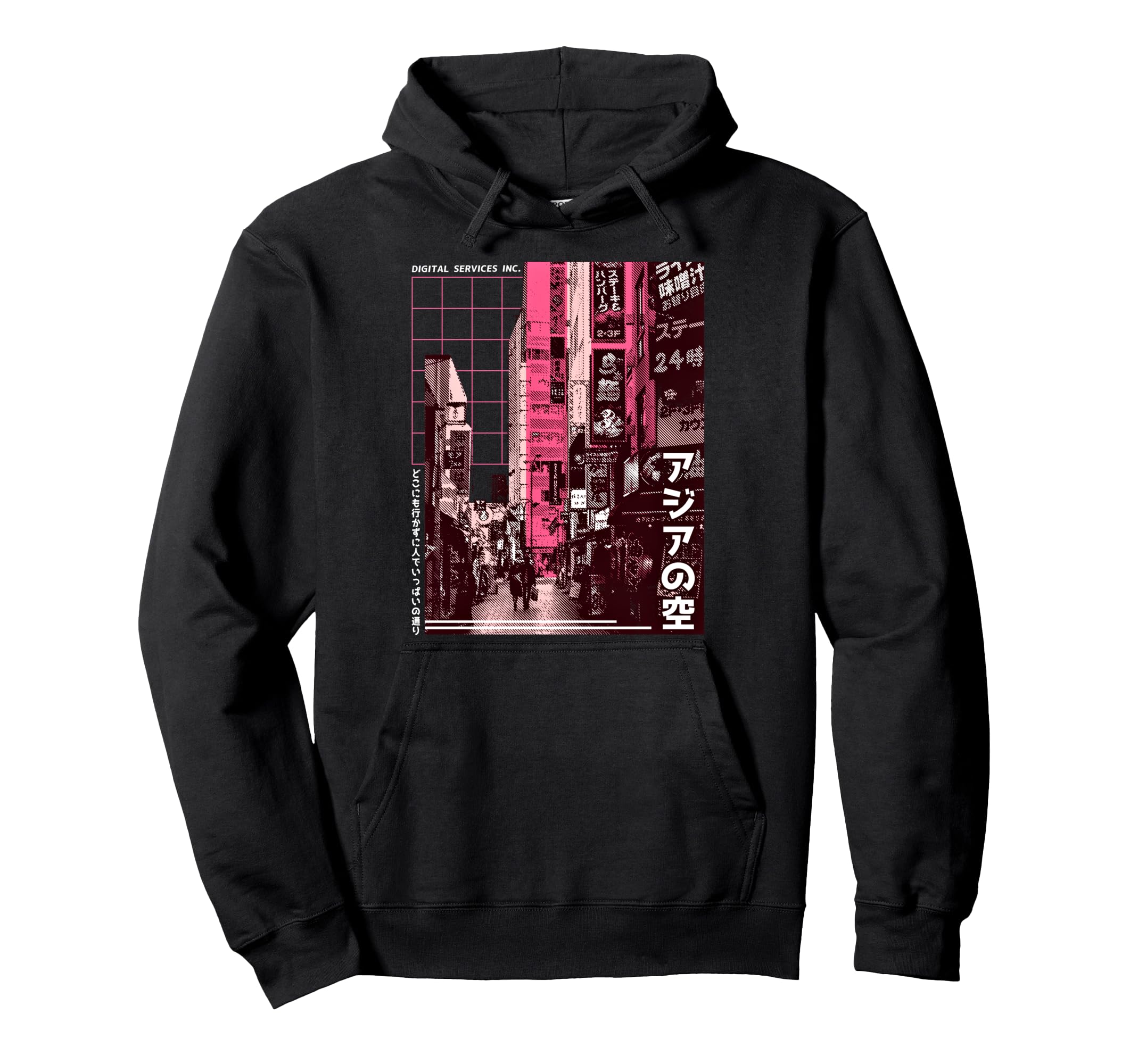 Vaporwave Aesthetic Japan 80S 90S Tokyo Hoodie - Novelty Apparel Unisex - T-Shirt, Sweatshirt, Hoodie