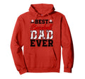 Best Baseball Dad Ever Daddy Happy Hoodie - Unique Graphic Men Women - T-Shirt, Sweatshirt, Hoodie