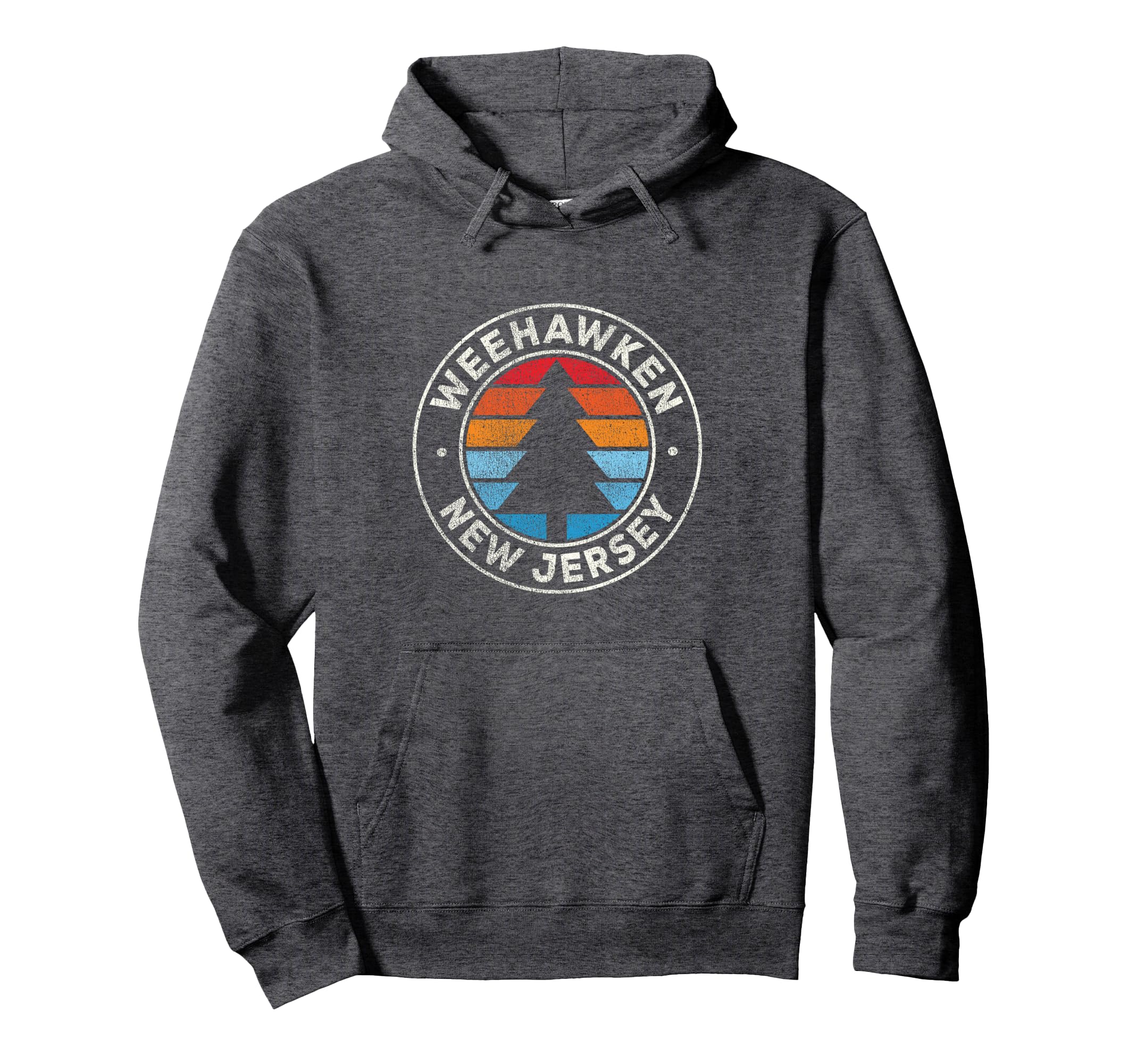 Weehawken New Jersey Nj 70S Hoodie - Casual Everyday Wear for Adults - T-Shirt, Sweatshirt, Hoodie