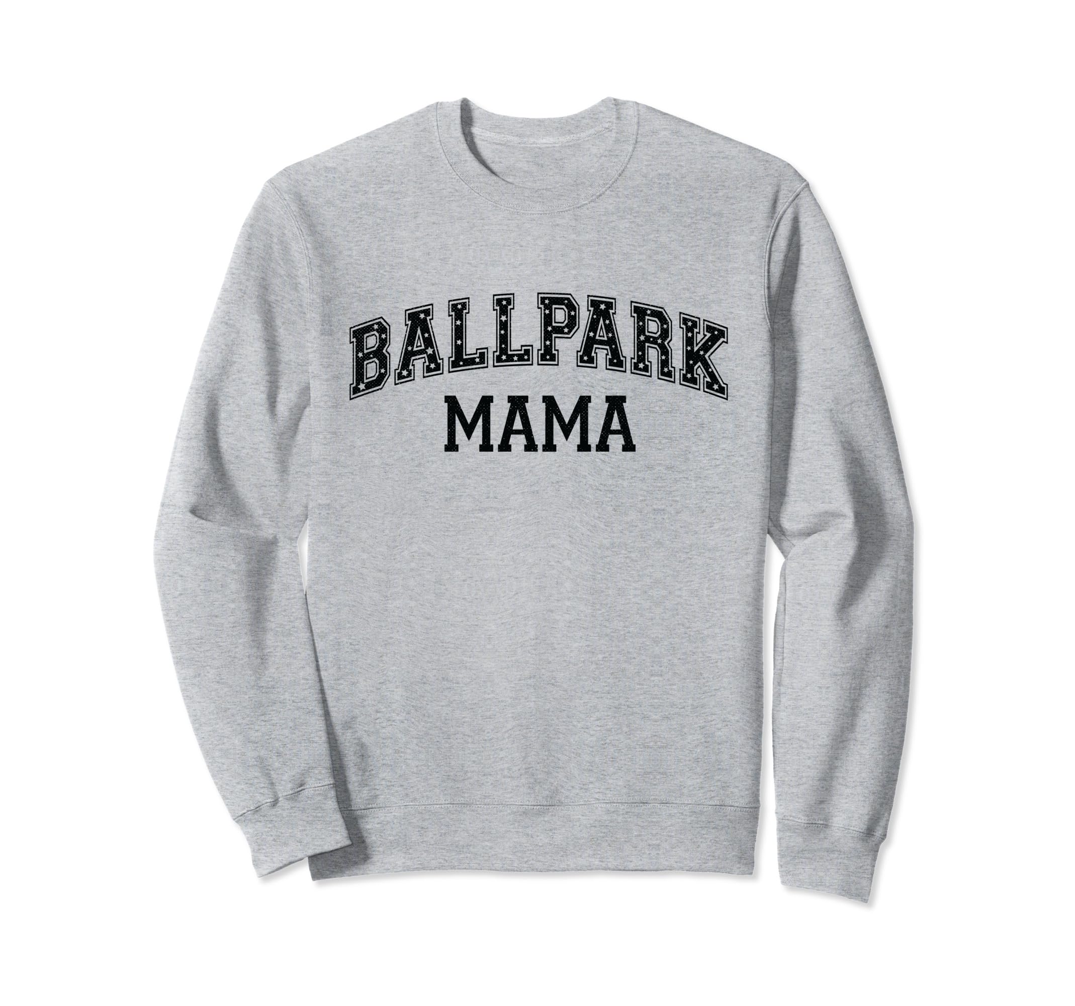 Ballpark Mama Funny Baseball Softball Sweatshirt - Minimalist Print Unisex - T-Shirt, Sweatshirt, Hoodie