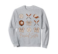 Baseball Sister Coquette Bow Cheer Sweatshirt - Minimalist Print Men Women - T-Shirt, Sweatshirt, Hoodie