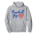 Baseball Gigi Heart Matching Family Hoodie - Streetwear Style for Adults - T-Shirt, Sweatshirt, Hoodie