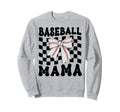 Baseball Mama Coquette Bow Game Day Sweatshirt - Graphic Print for Adults - T-Shirt, Sweatshirt, Hoodie