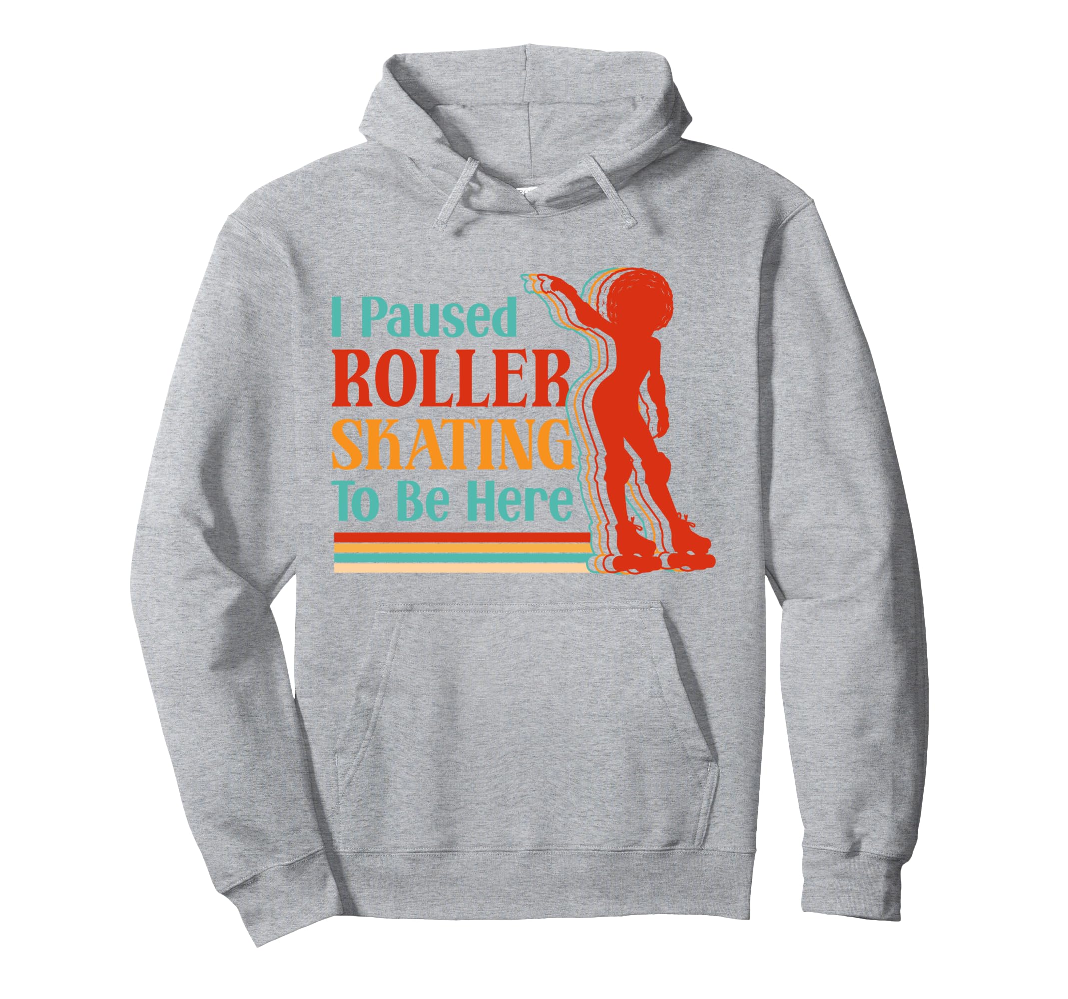 Roller Skating Skate 1970S Black Afro I Hoodie - Aesthetic Graphic Unisex - T-Shirt, Sweatshirt, Hoodie