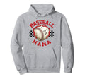 Baseball Mama Trendy Team Moms Sports Hoodie - Aesthetic Graphic Men Women - T-Shirt, Sweatshirt, Hoodie
