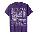 Revolver Handgun Revolving Firearm Gun T-Shirt - Unique Graphic Unisex - T-Shirt, Sweatshirt, Hoodie