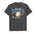 Air Force Falcons Baseball Bite Dark T-Shirt - Streetwear Style for Adults - T-Shirt, Sweatshirt, Hoodie