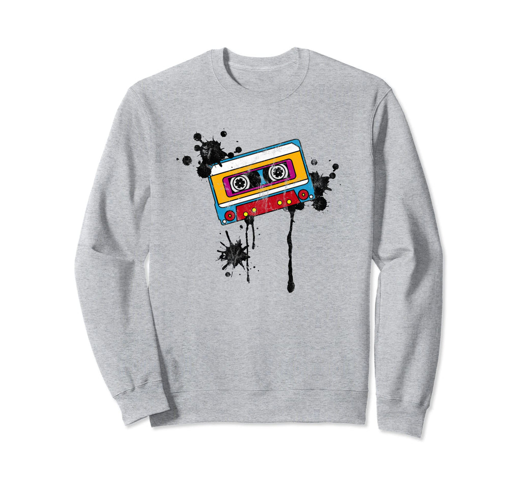 Music Tape Mixtape Audio Cassette 70S Sweatshirt - Custom Art Print Unisex - T-Shirt, Sweatshirt, Hoodie