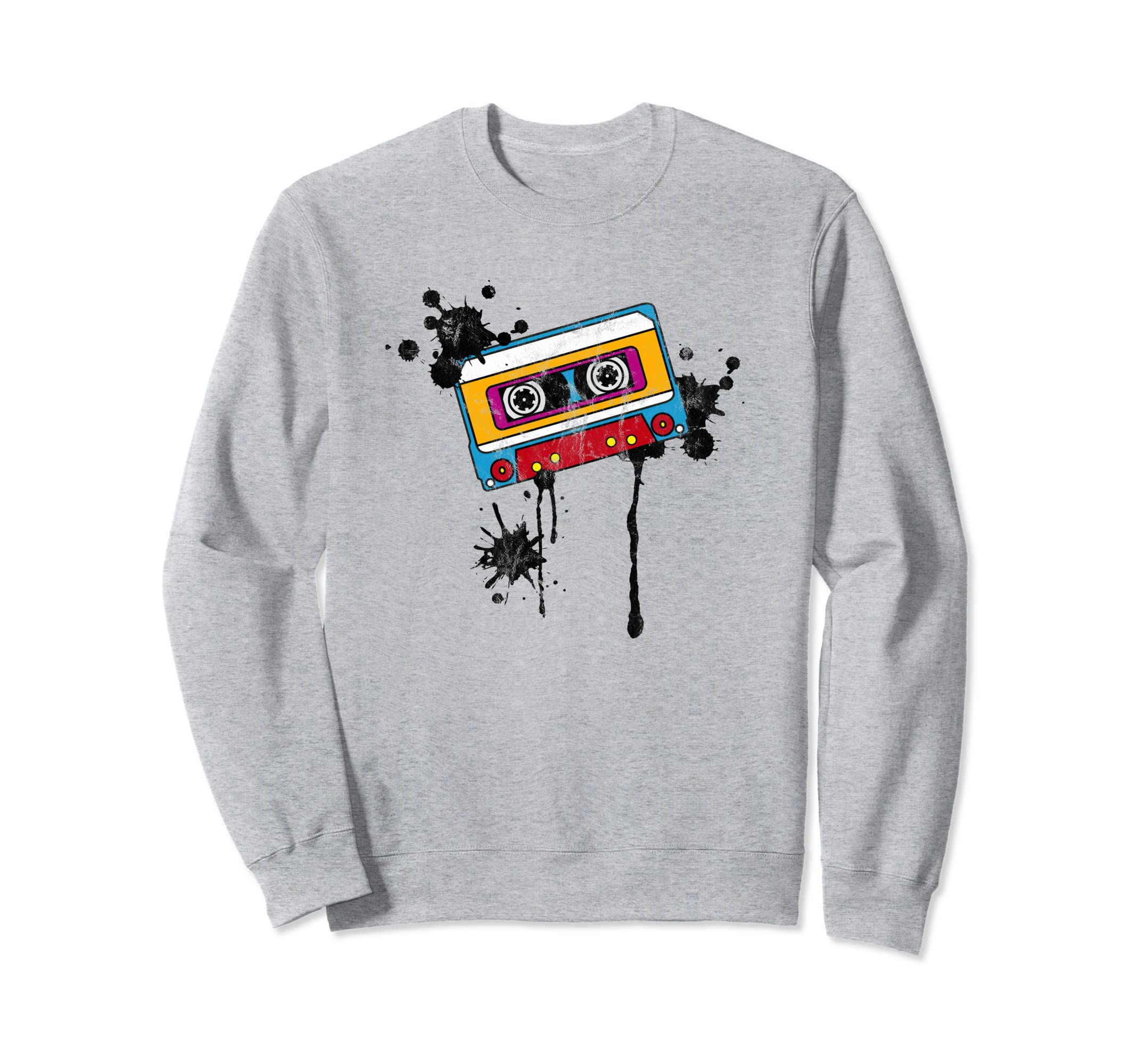 Music Tape Mixtape Audio Cassette 70S Sweatshirt - Custom Art Print Unisex - T-Shirt, Sweatshirt, Hoodie