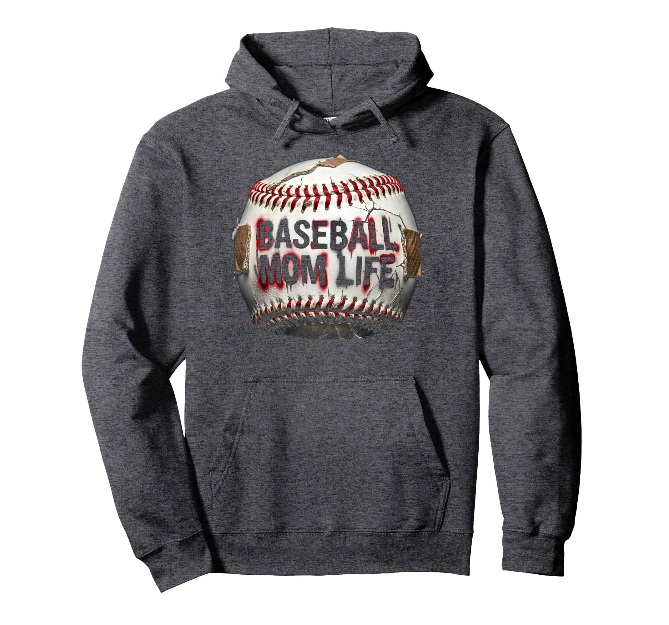 Baseball Mom Life Baseball Moms Hoodie - Casual Everyday Wear for Adults - T-Shirt, Sweatshirt, Hoodie