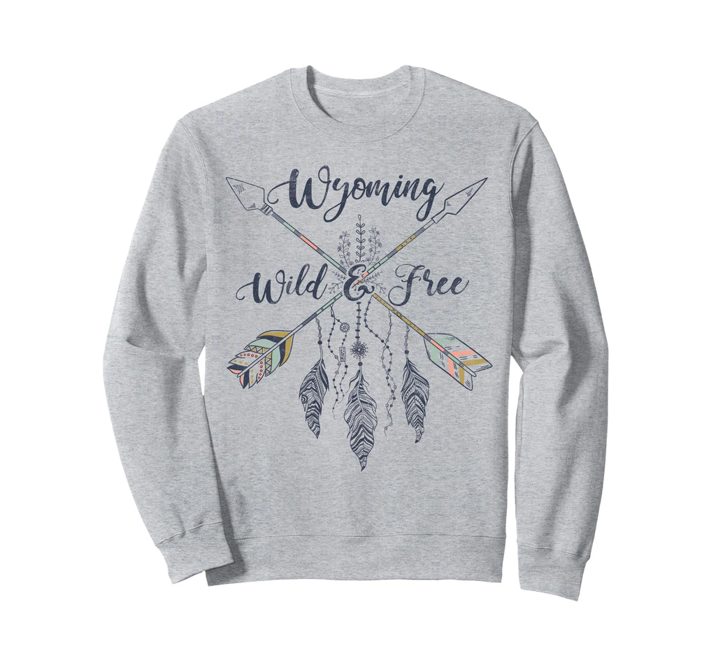 Wyoming Hippy Chic Wild And Free Sweatshirt - Streetwear Style Men Women - T-Shirt, Sweatshirt, Hoodie