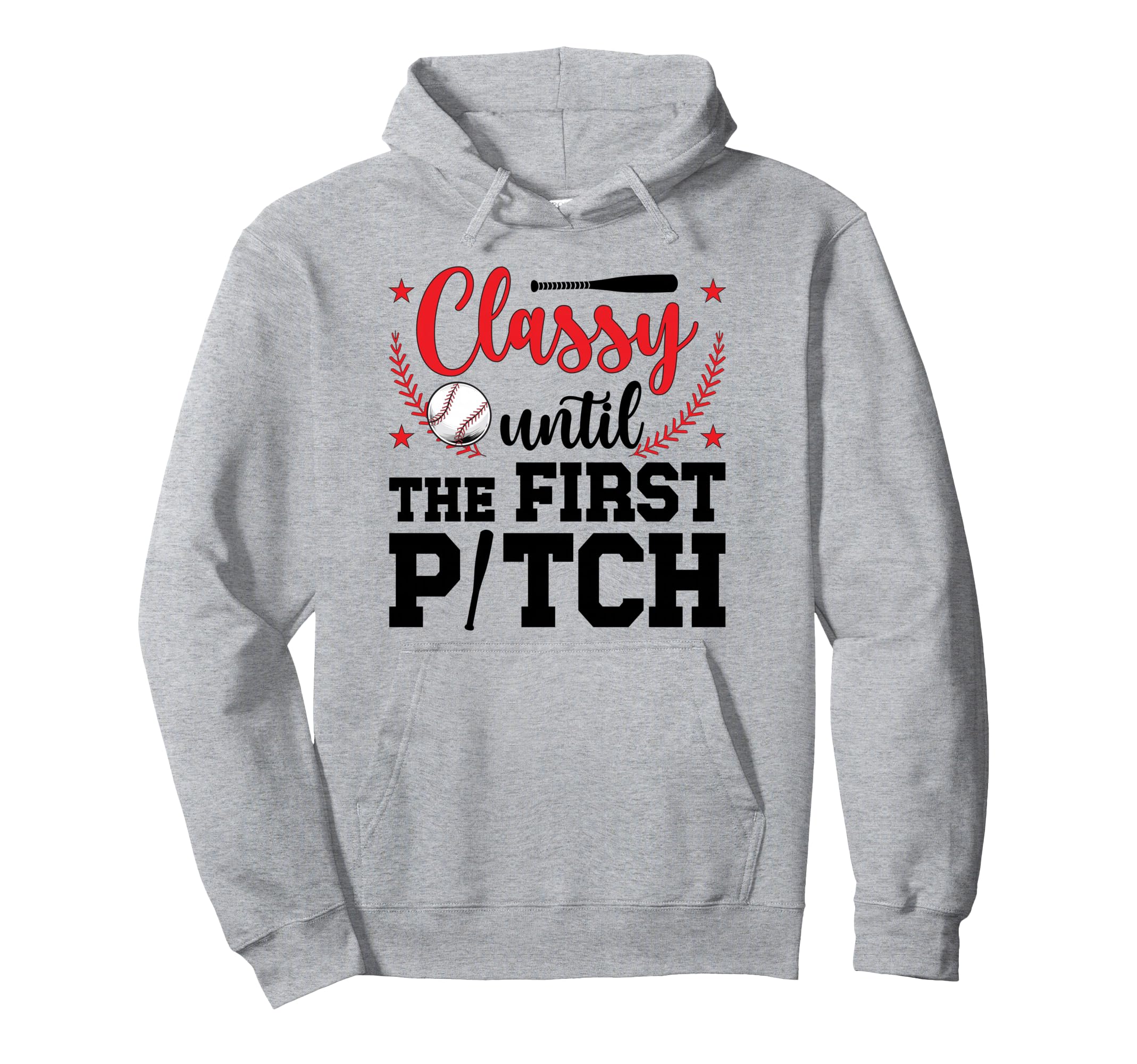 First Pitch Baseball Pitcher Mom Hoodie - Aesthetic Graphic Unisex - T-Shirt, Sweatshirt, Hoodie
