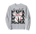 Womens Baseball Mama Coquette Bow Sweatshirt - Minimalist Print Men Women - T-Shirt, Sweatshirt, Hoodie