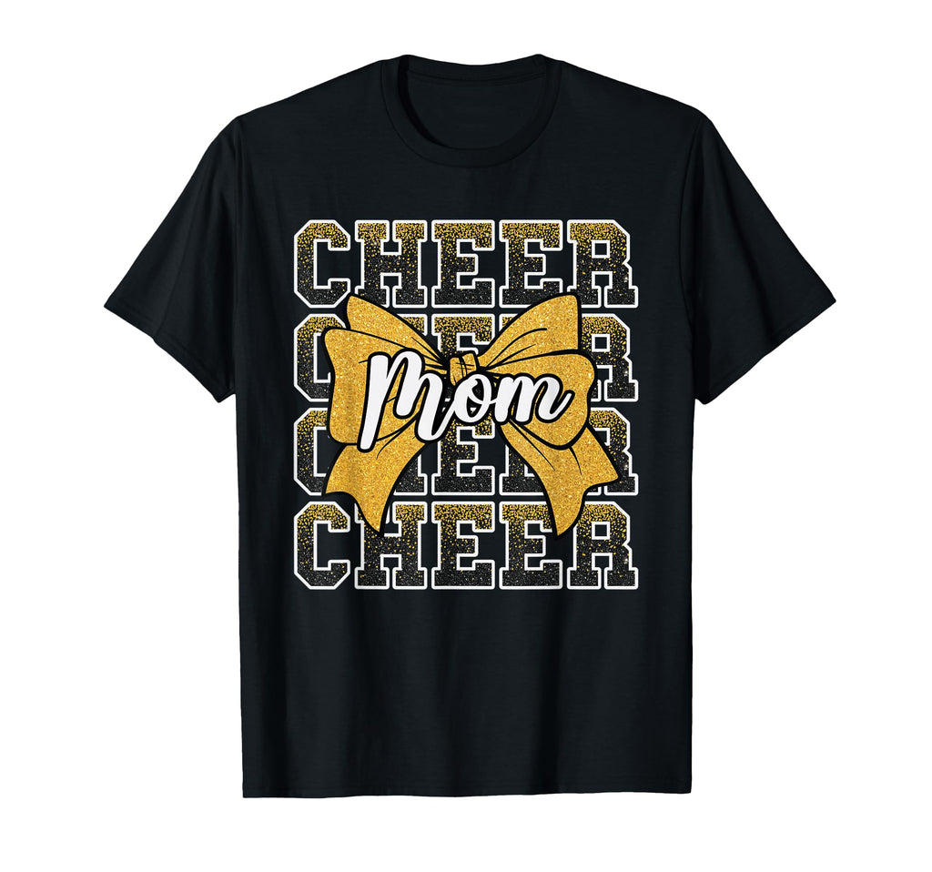 Cheer Mom Mama Bow Sport Cheerleader T-Shirt - Streetwear Style for Adults - T-Shirt, Sweatshirt, Hoodie