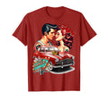 50S Rockabilly Car Diner T-Shirt - Custom Art Print for Adults - T-Shirt, Sweatshirt, Hoodie