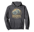Yosemite Us National Park Hoodie - Aesthetic Graphic Men Women - T-Shirt, Sweatshirt, Hoodie