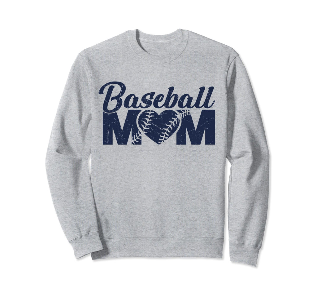 Baseball Mom Funny Heart Present Sweatshirt - Trendy Graphic Men Women - T-Shirt, Sweatshirt, Hoodie