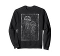 Jellyfish Alt Grunge Goth Alternative Sweatshirt - Minimalist Print Unisex - T-Shirt, Sweatshirt, Hoodie