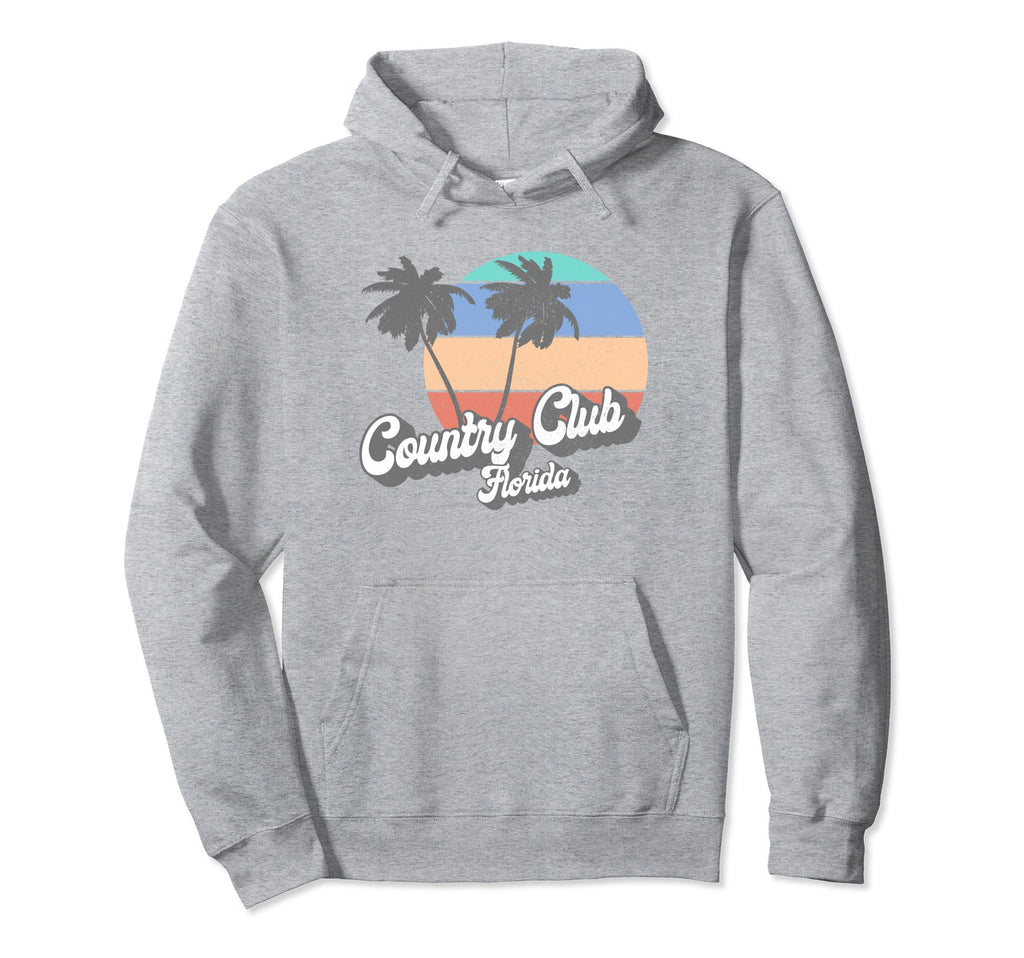 Country Club Florida Fl Beach Surf Hoodie - Trendy Graphic Men Women - T-Shirt, Sweatshirt, Hoodie