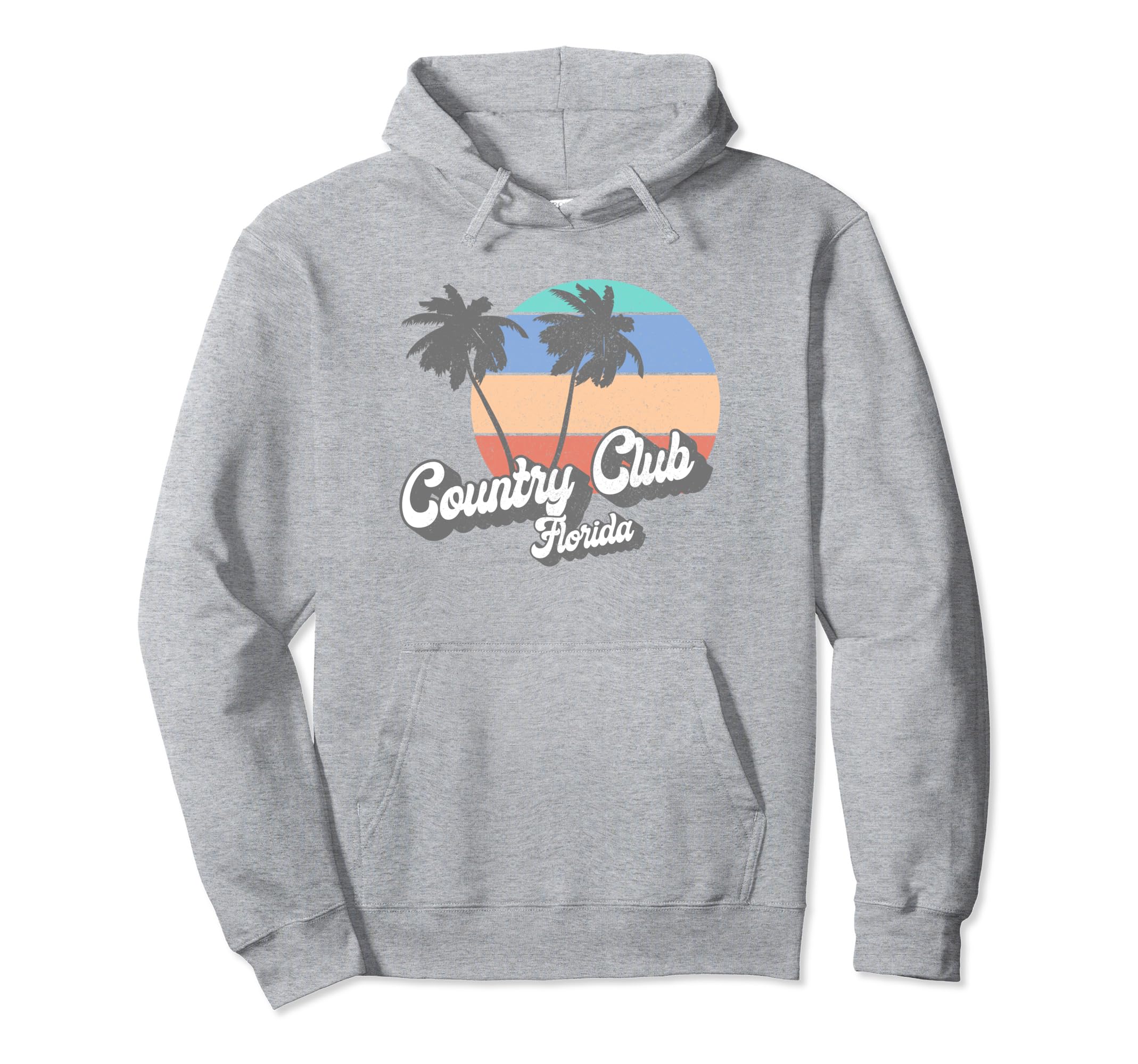 Country Club Florida Fl Beach Surf Hoodie - Trendy Graphic Men Women - T-Shirt, Sweatshirt, Hoodie