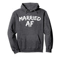 Married Husband And Wife Af Couples Hoodie - Novelty Apparel Men Women - T-Shirt, Sweatshirt, Hoodie