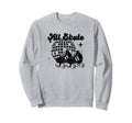 All Skate 70S Disco Roller Skating Sweatshirt - Novelty Apparel for Adults - T-Shirt, Sweatshirt, Hoodie