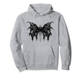 Bat Coquette Bow Halloween Bow Hoodie - Custom Art Print for Adults - T-Shirt, Sweatshirt, Hoodie