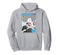 Surfing Ghost Strawberry Milk Cartons Hoodie - Casual Everyday Wear Unisex - T-Shirt, Sweatshirt, Hoodie