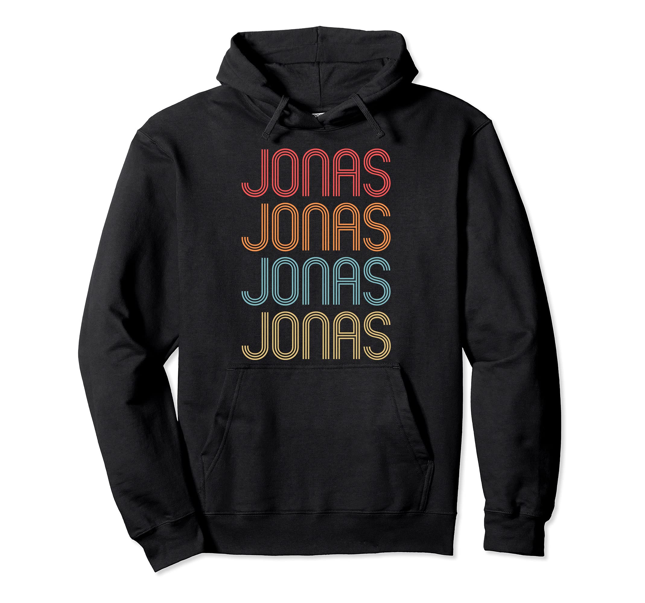Jonas First Name Pride Distressed Hoodie - Streetwear Style for Adults - T-Shirt, Sweatshirt, Hoodie