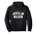 Javelin Coach Javelin Hoodie - Minimalist Print for Adults - T-Shirt, Sweatshirt, Hoodie