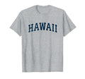 Hawaii Varsity Sports Navy Text T-Shirt - Aesthetic Graphic Men Women - T-Shirt, Sweatshirt, Hoodie