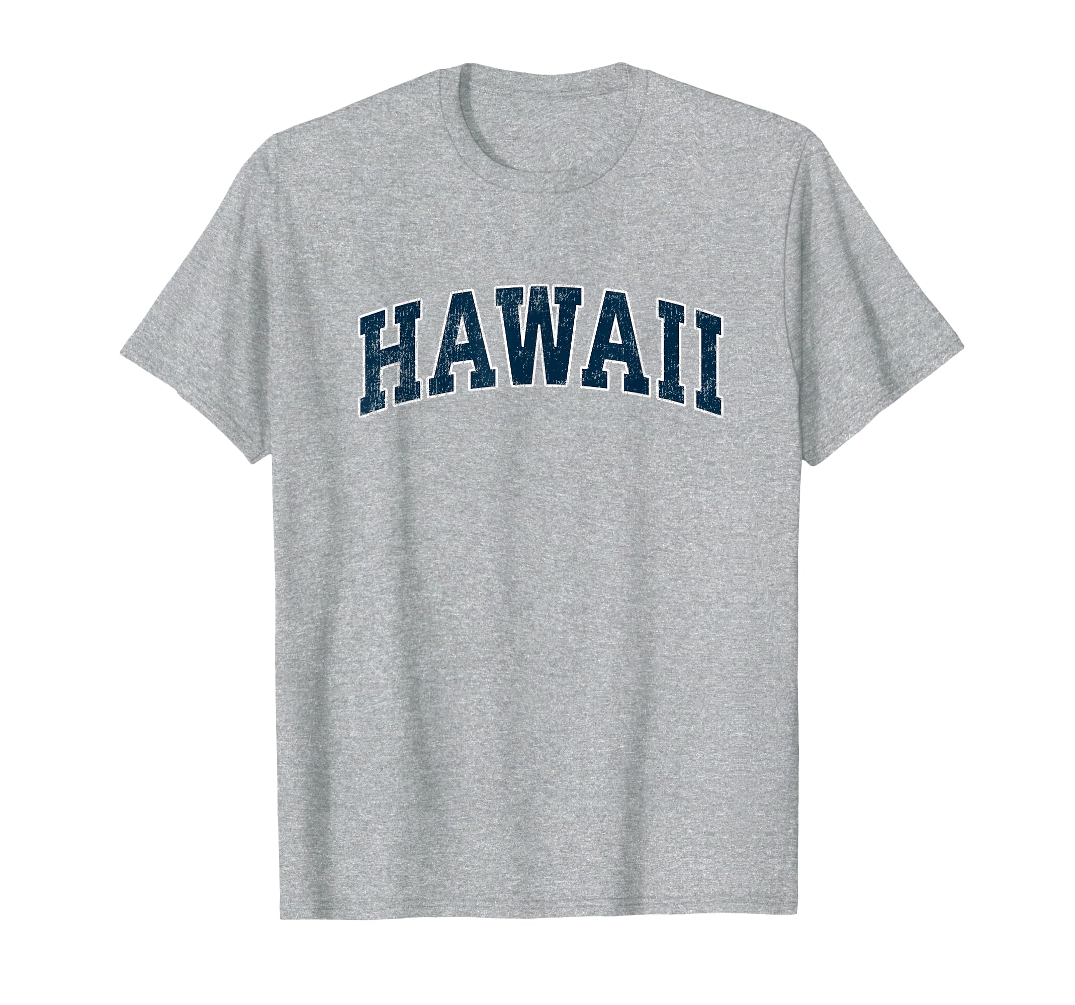 Hawaii Varsity Sports Navy Text T-Shirt - Aesthetic Graphic Men Women - T-Shirt, Sweatshirt, Hoodie