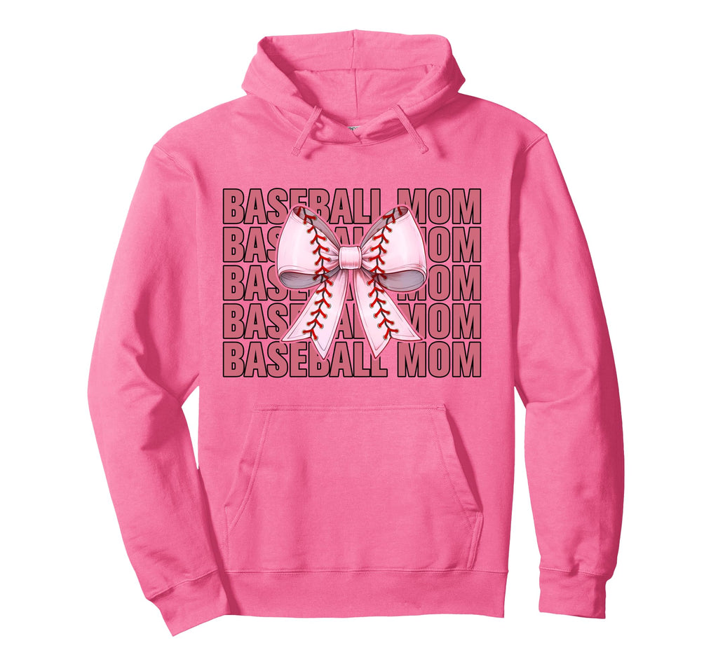 Baseball Mom Baseball Mama Mothers Hoodie - Streetwear Style for Adults - T-Shirt, Sweatshirt, Hoodie