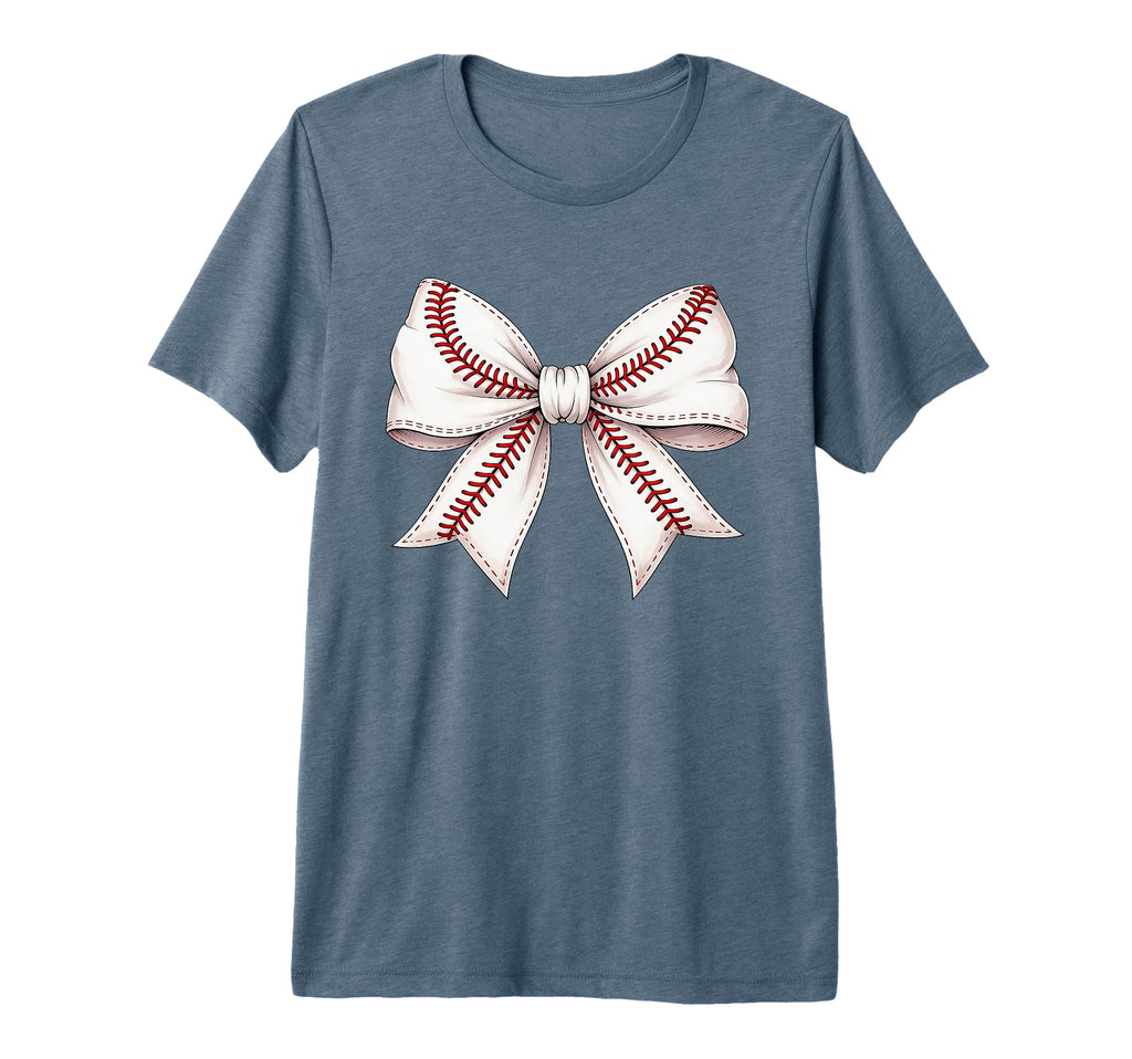 Baseball Bow Mothers Day Baseball Mom T-Shirt - Trendy Graphic Men Women - T-Shirt, Sweatshirt, Hoodie