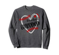 Personalized Baseball Heart Sweatshirt - Fun Novelty Design Unisex - T-Shirt, Sweatshirt, Hoodie