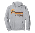 Ellijay Georgia 70S 80S Distressed Gift Hoodie - Unique Graphic Men Women - T-Shirt, Sweatshirt, Hoodie