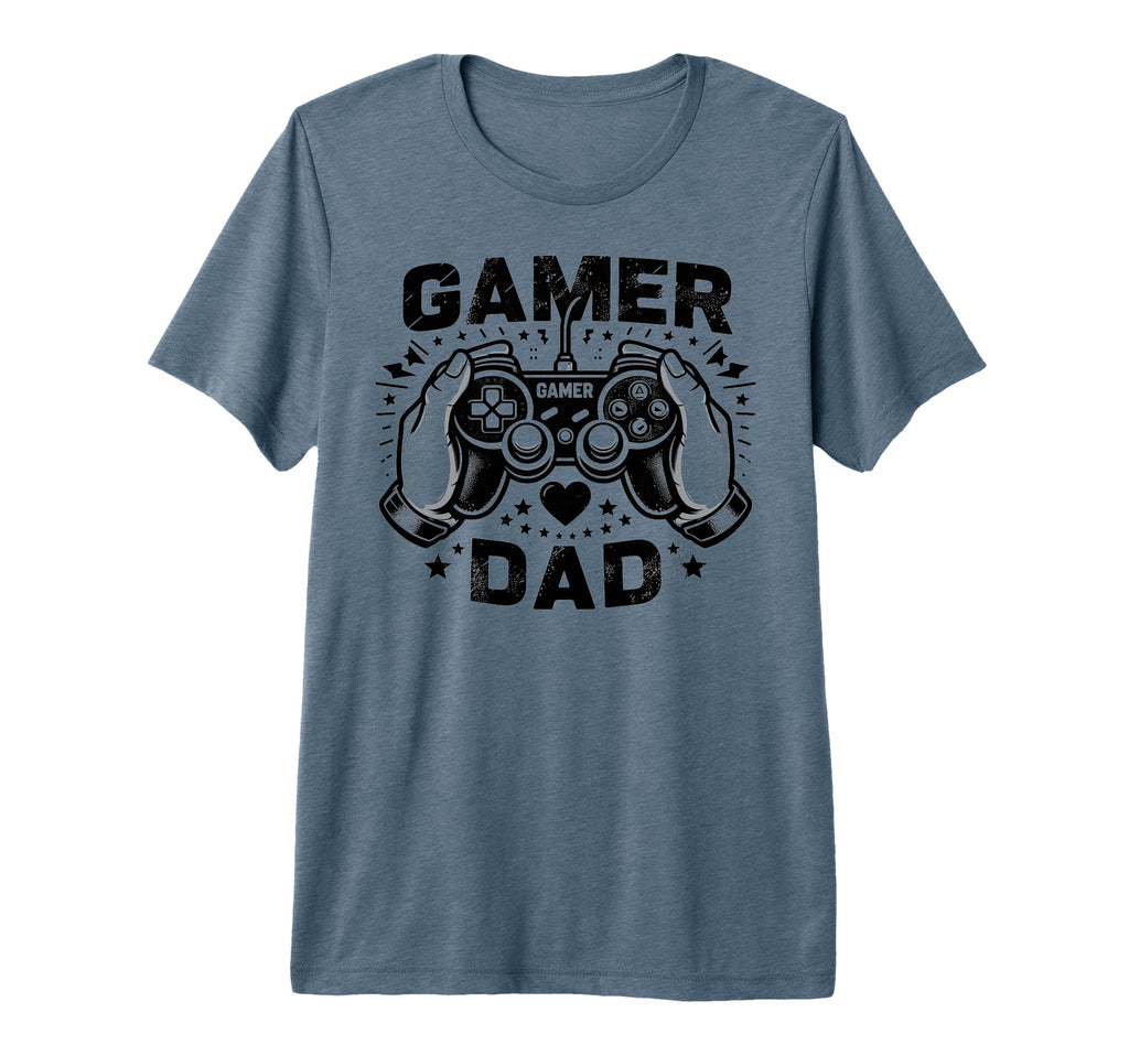 Gamer Dad Game Controller Gaming T-Shirt - Casual Everyday Wear Men Women - T-Shirt, Sweatshirt, Hoodie