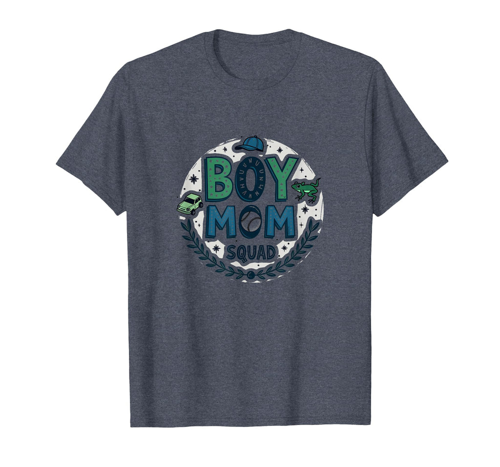 Mom Squad Proud Mama Baseball Cap T-Shirt - Custom Art Print for Adults - T-Shirt, Sweatshirt, Hoodie